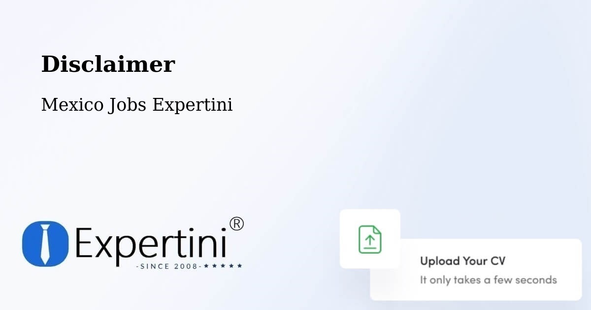Disclaimer – Natívitas - Mexico Jobs Expertini